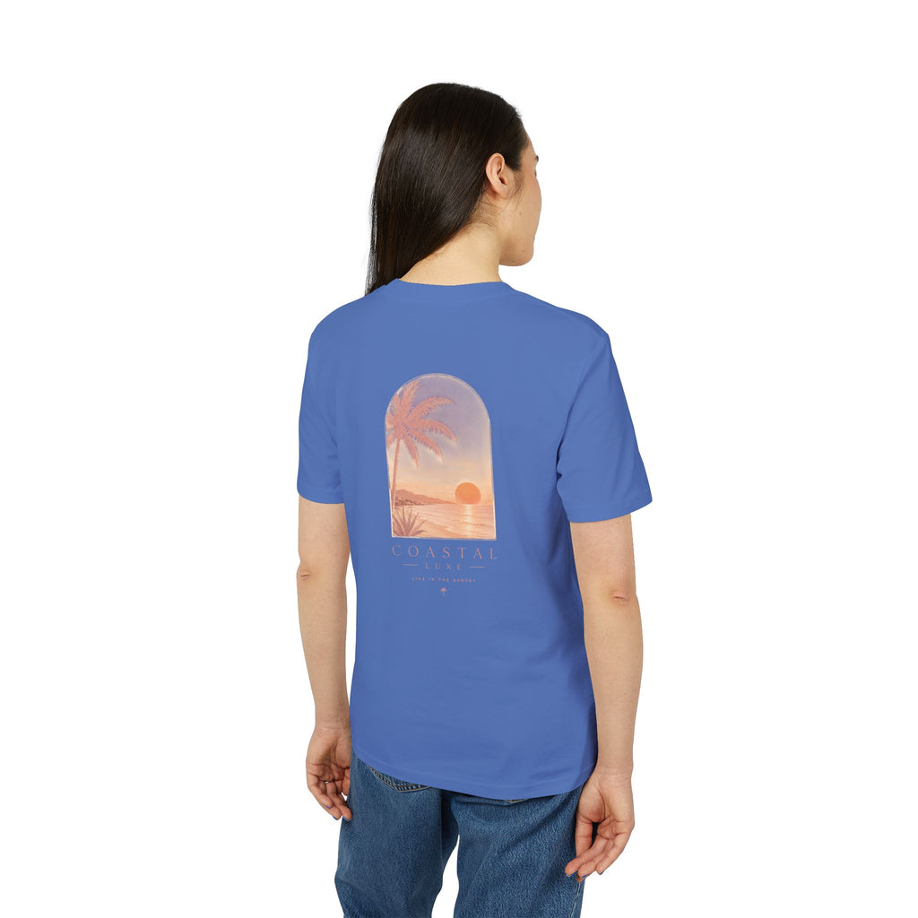 Coastal Sunset Tee — "Minbrak" Palm Beach Graphic T-Shirt