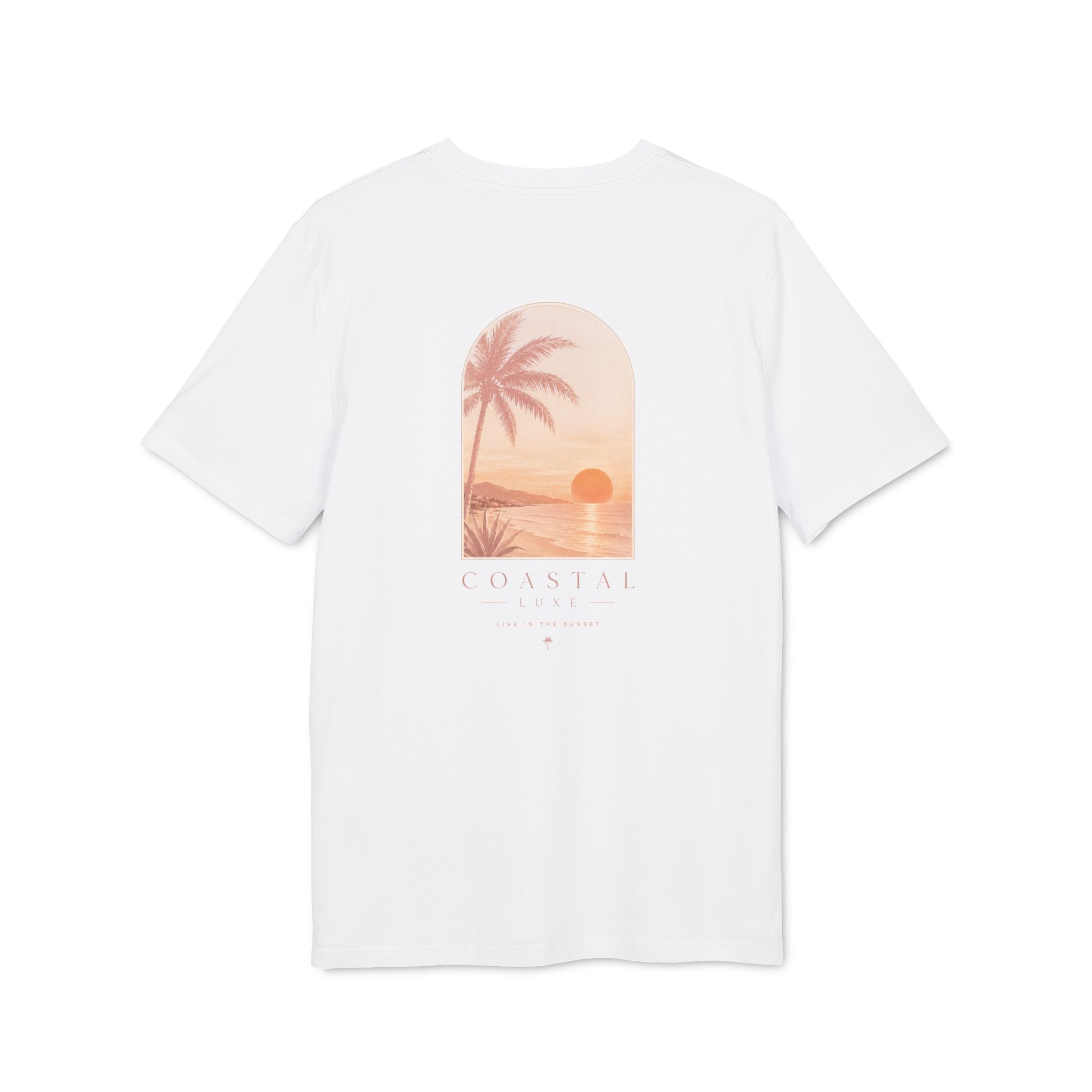 Coastal Sunset Tee — "Minbrak" Palm Beach Graphic T-Shirt