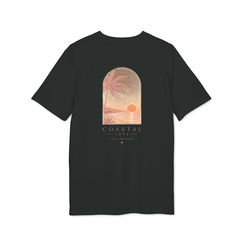 Coastal Sunset Tee — "Minbrak" Palm Beach Graphic T-Shirt