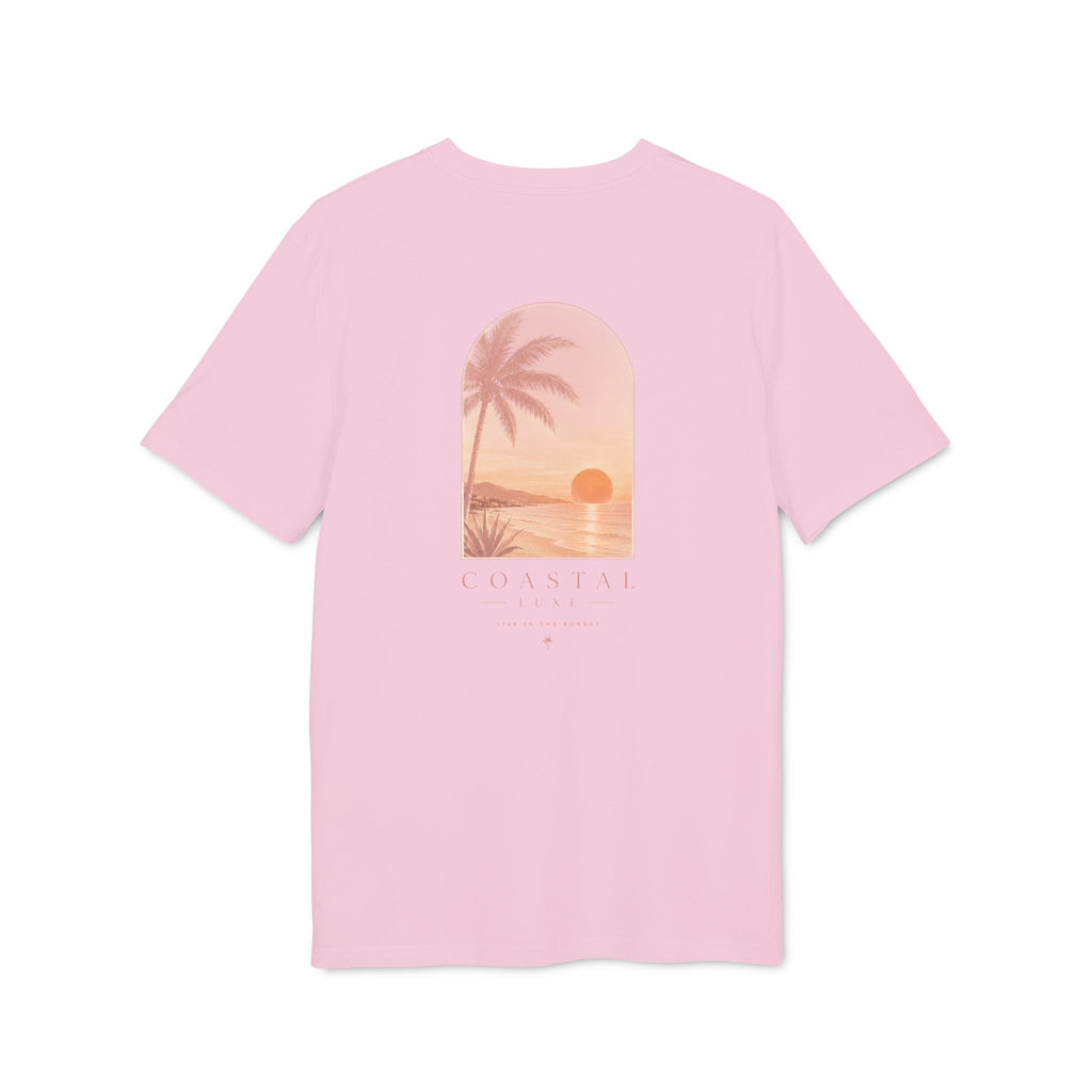 Coastal Sunset Tee — "Minbrak" Palm Beach Graphic T-Shirt