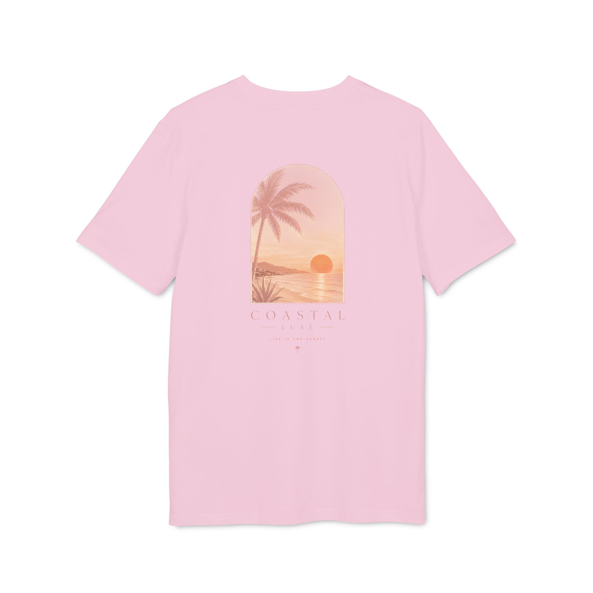 Coastal Sunset Tee — "Minbrak" Palm Beach Graphic T-Shirt