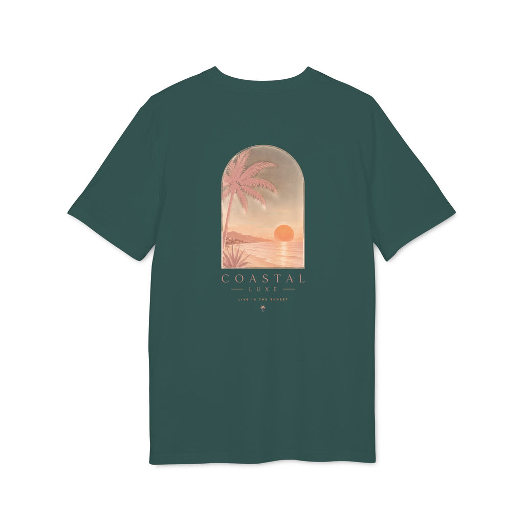 Coastal Sunset Tee — "Minbrak" Palm Beach Graphic T-Shirt