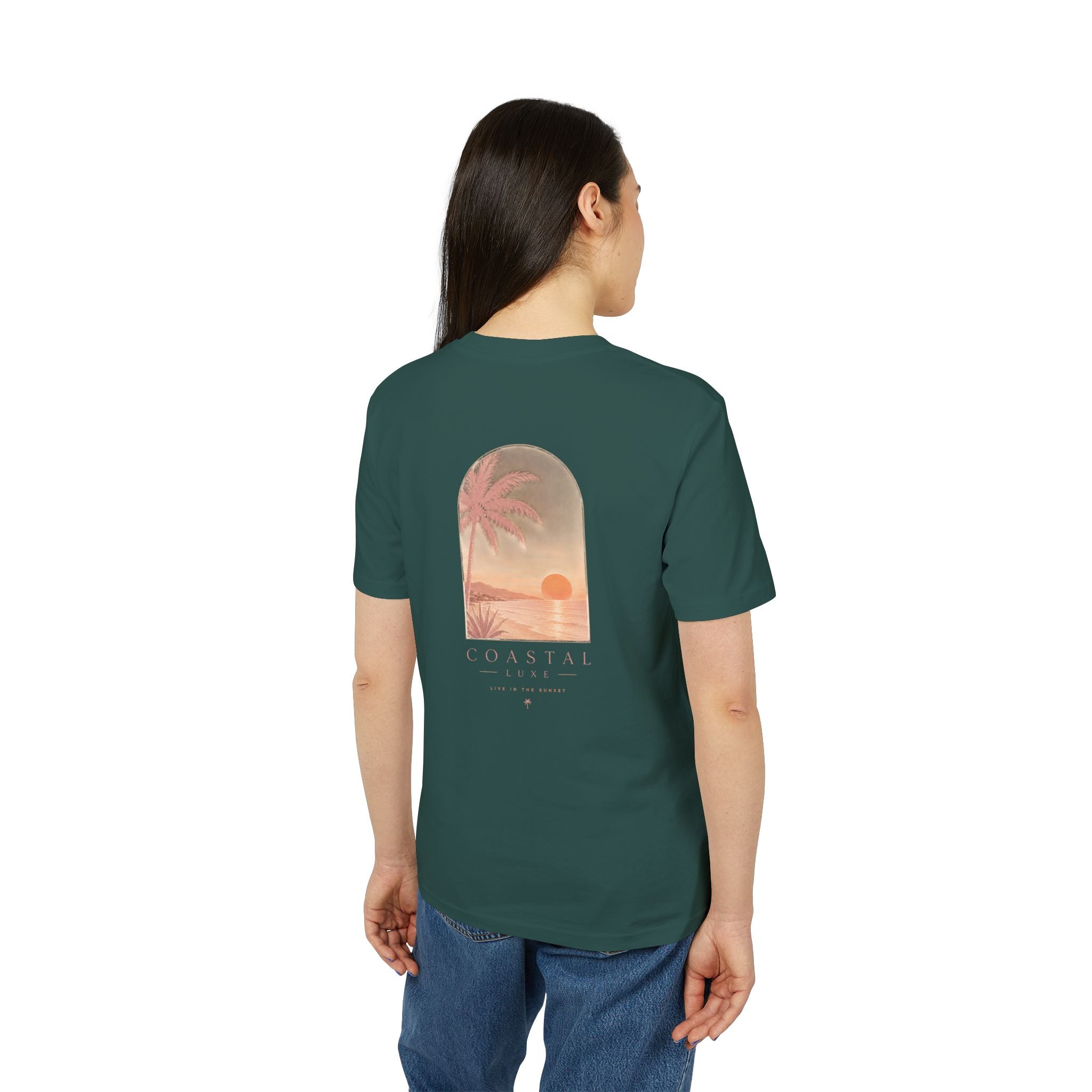 Coastal Sunset Tee — "Minbrak" Palm Beach Graphic T-Shirt