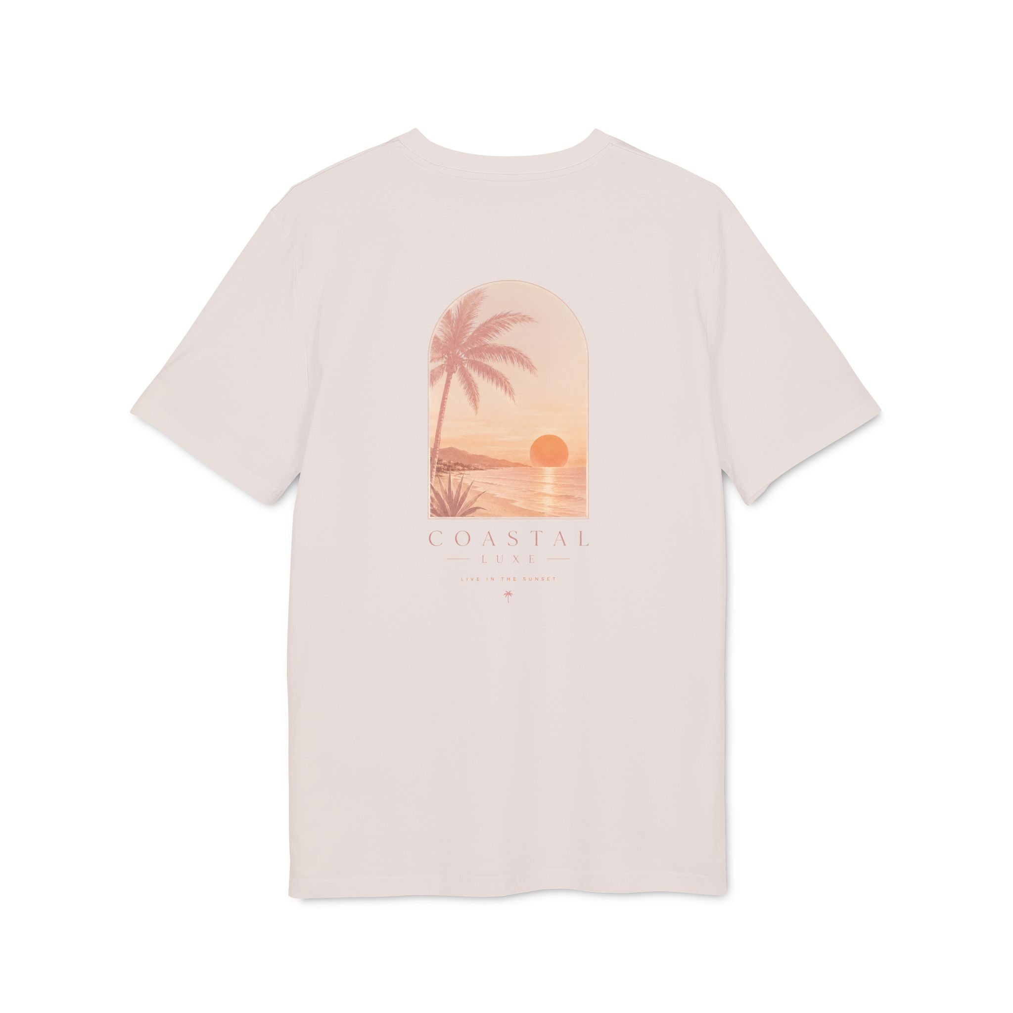 Coastal Sunset Tee — "Minbrak" Palm Beach Graphic T-Shirt