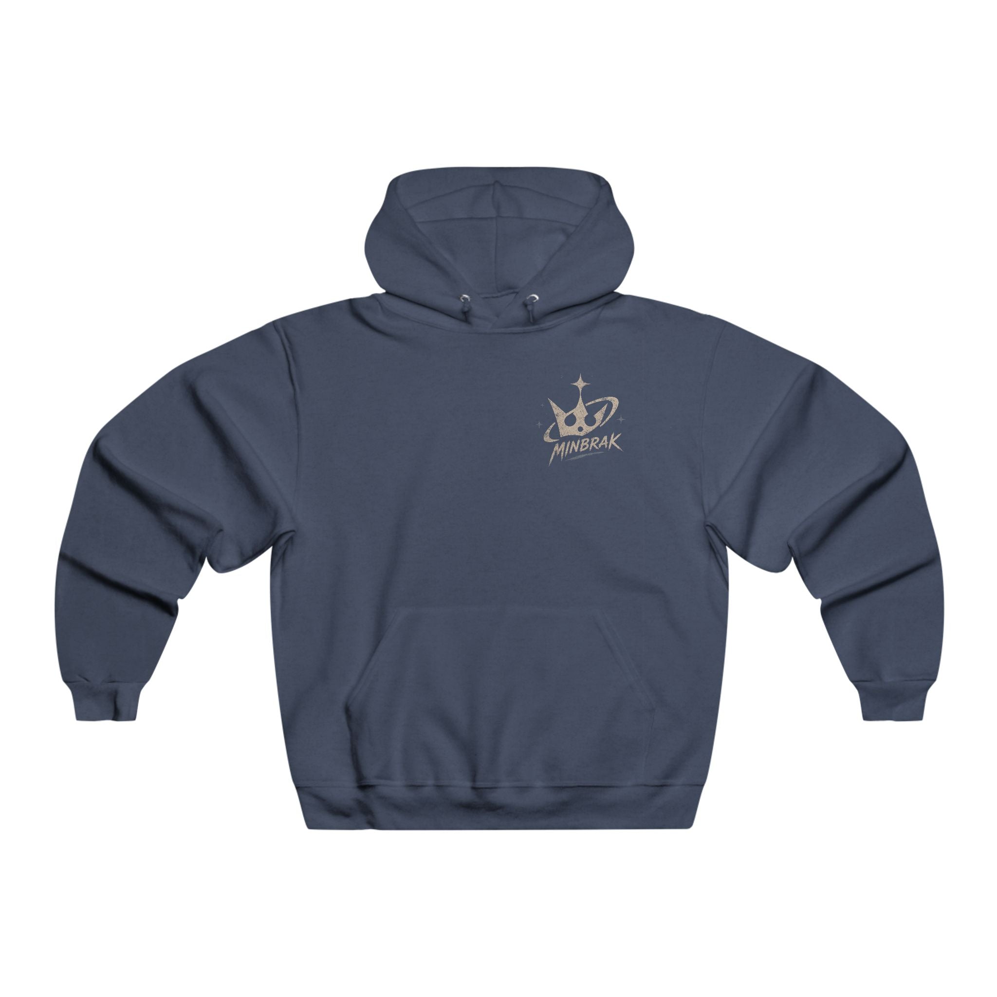 Minbrak Crown Hoodie — Men's Graphic Pullover Sweatshirt
