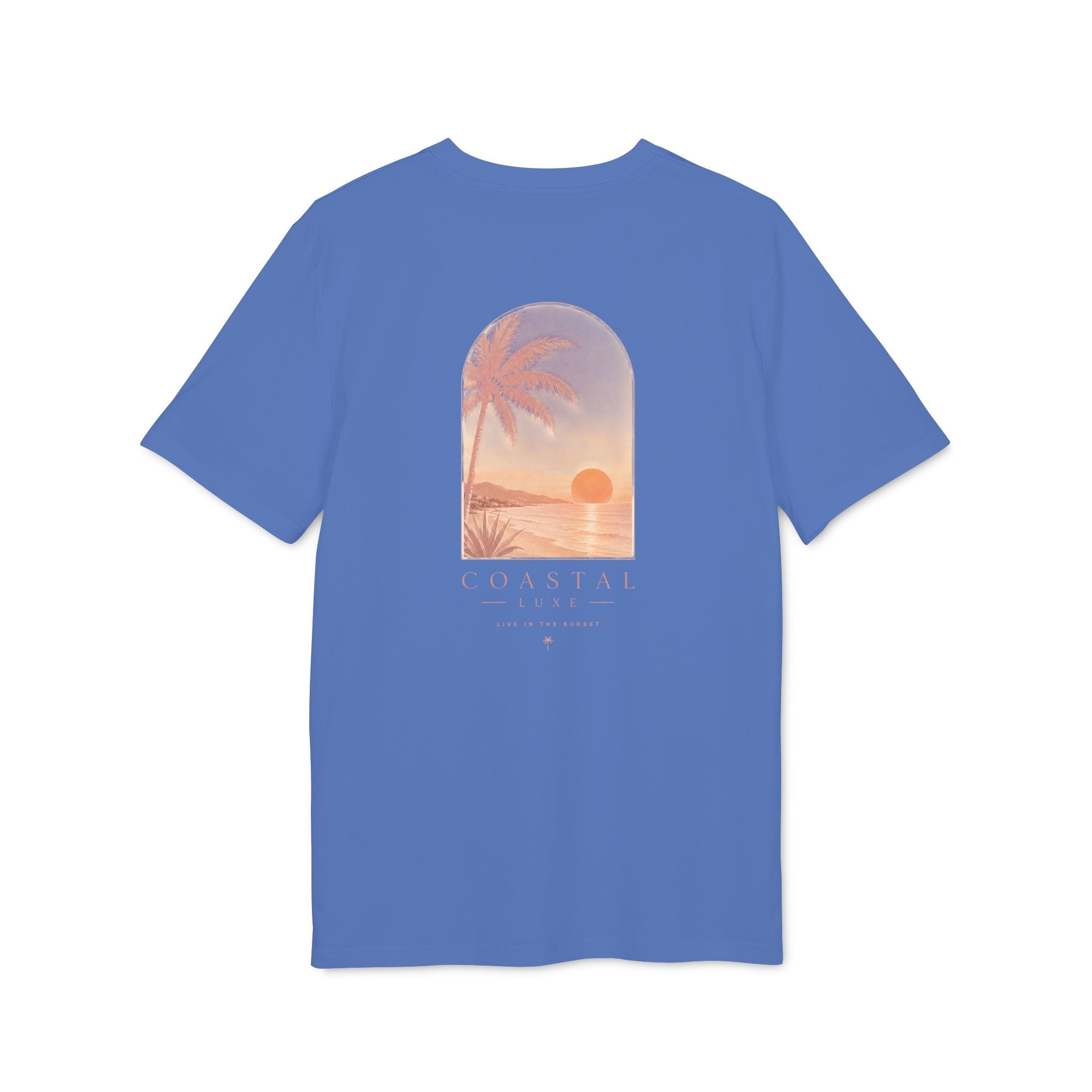 Coastal Sunset Tee — "Minbrak" Palm Beach Graphic T-Shirt