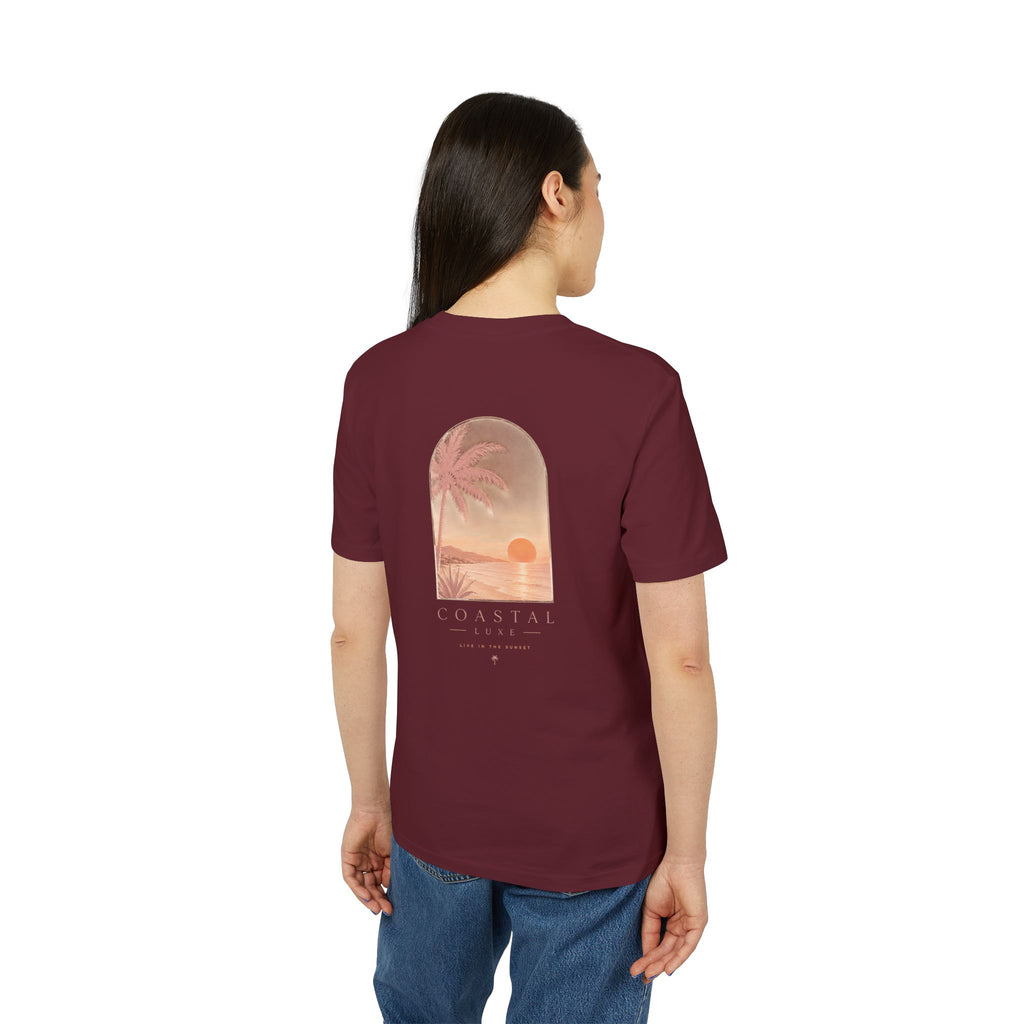 Coastal Sunset Tee — "Minbrak" Palm Beach Graphic T-Shirt