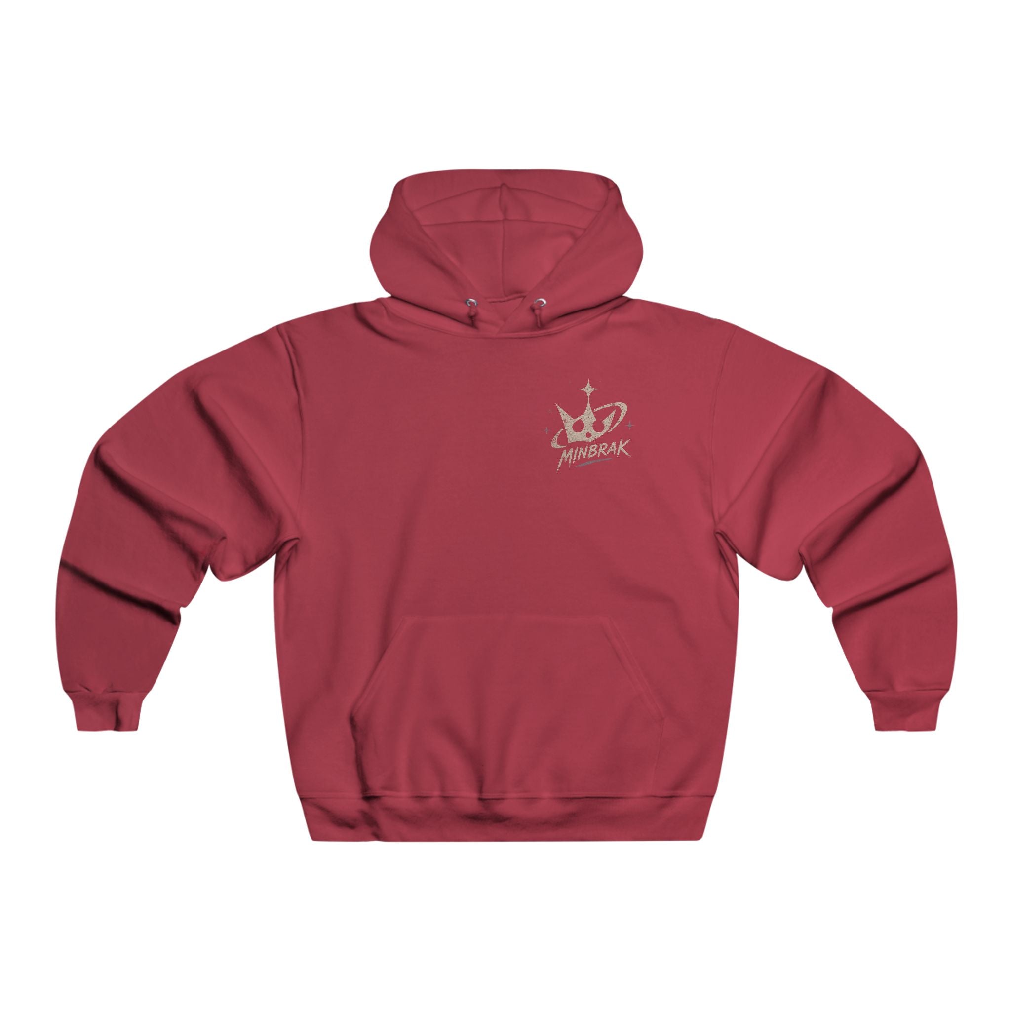 Minbrak Crown Hoodie — Men's Graphic Pullover Sweatshirt