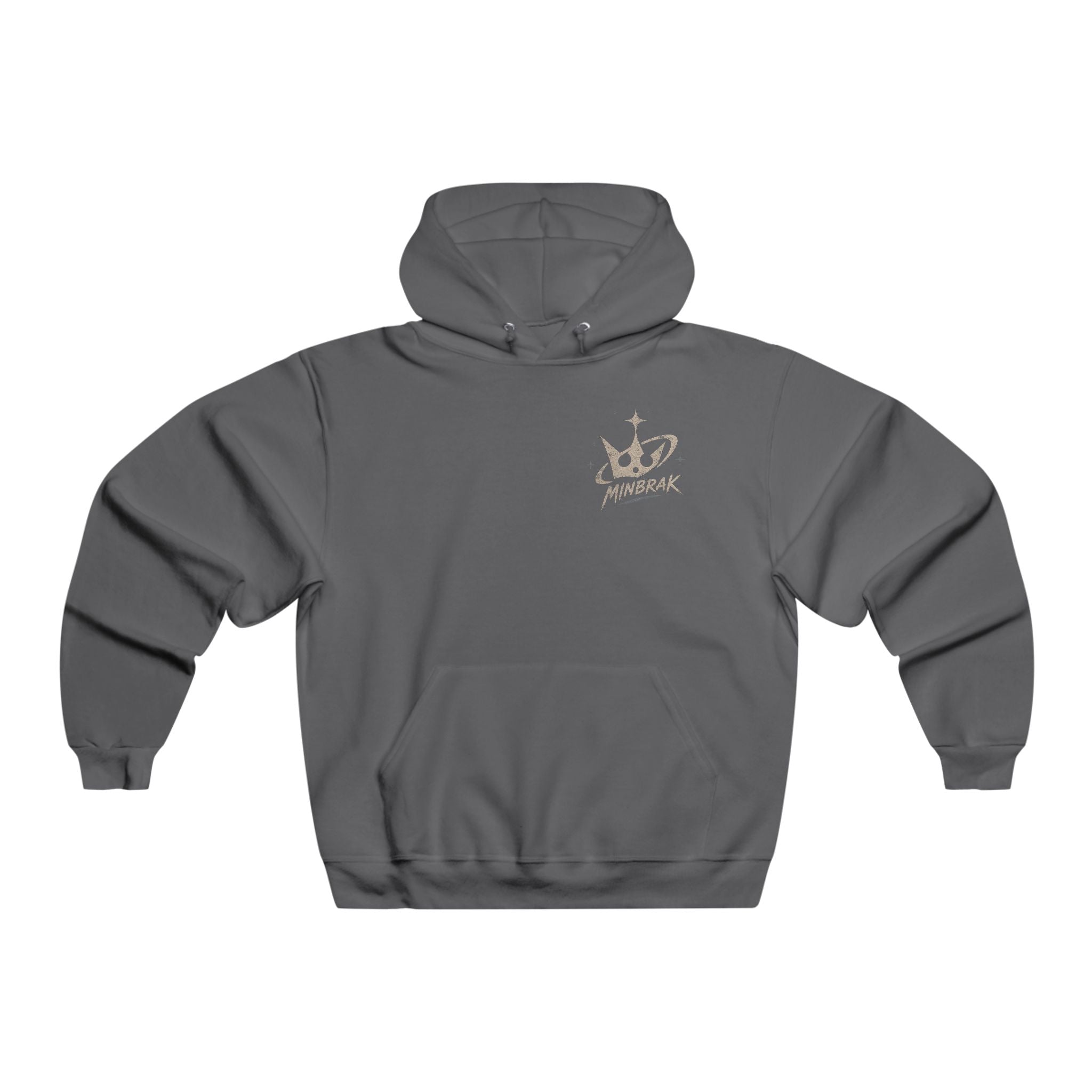Minbrak Crown Hoodie — Men's Graphic Pullover Sweatshirt