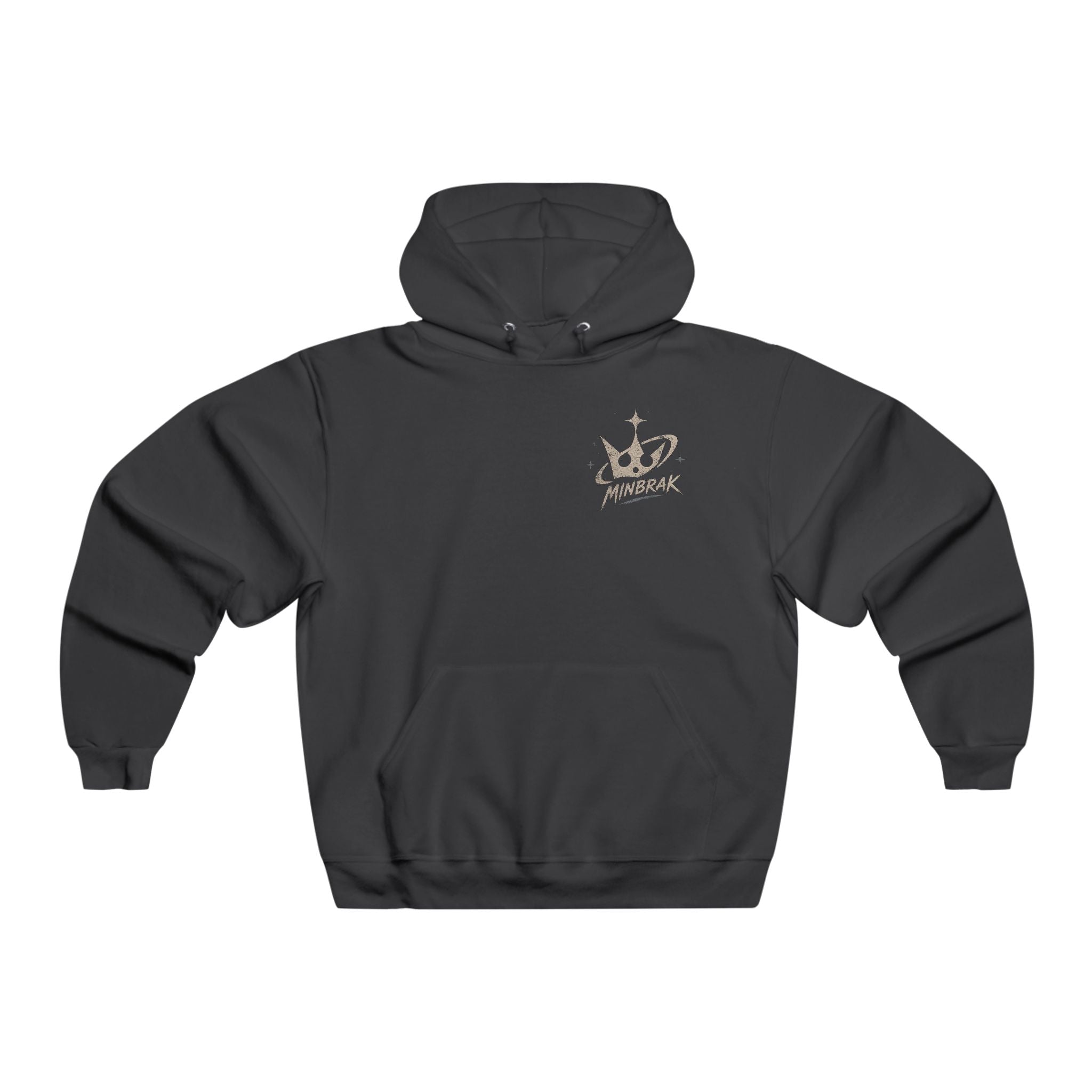 Minbrak Crown Hoodie — Men's Graphic Pullover Sweatshirt