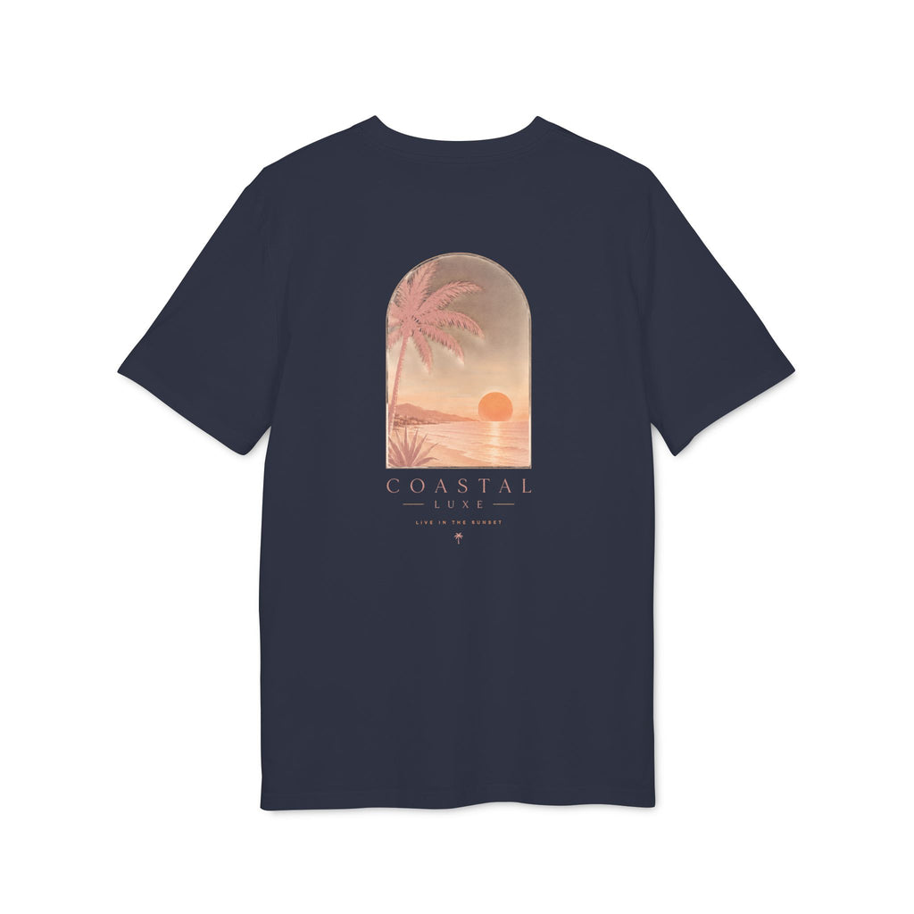 Coastal Sunset Tee — "Minbrak" Palm Beach Graphic T-Shirt