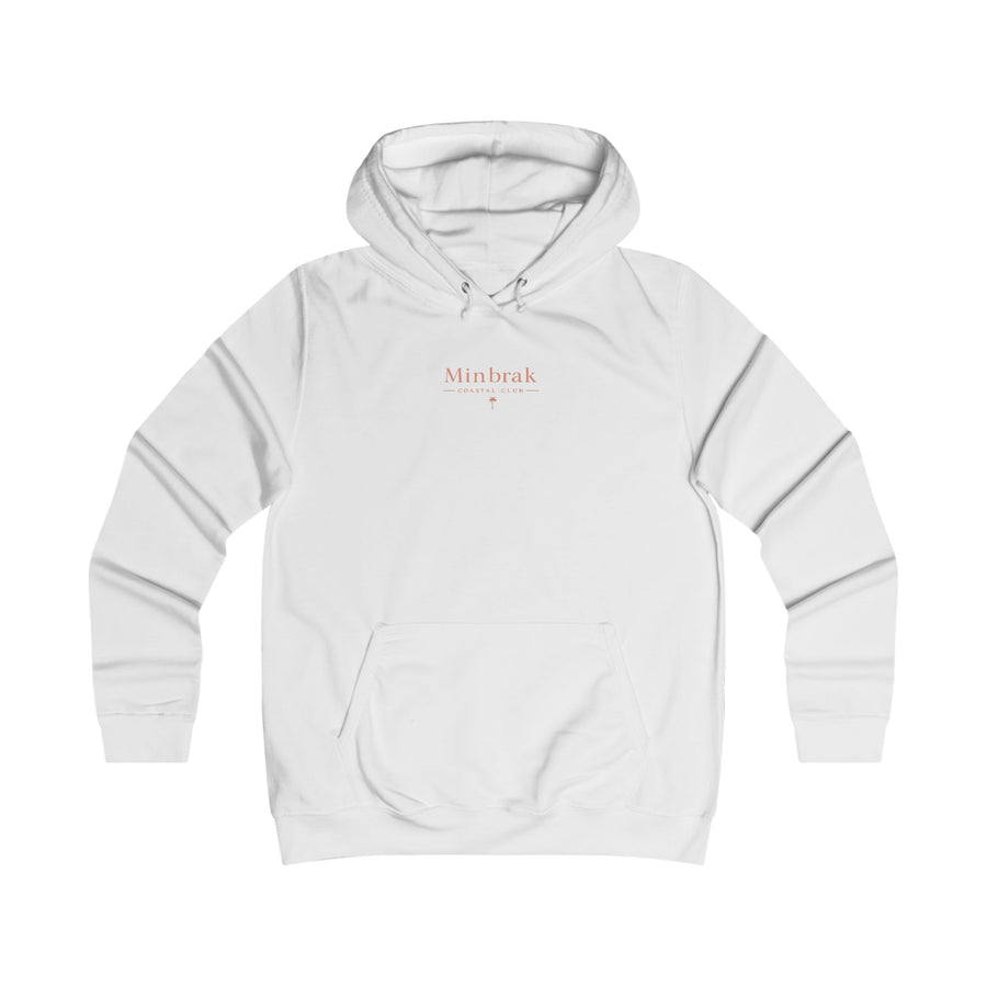 Minbrak Coastal Club Hoodie — Vintage Beach Palm Sunset Pullover