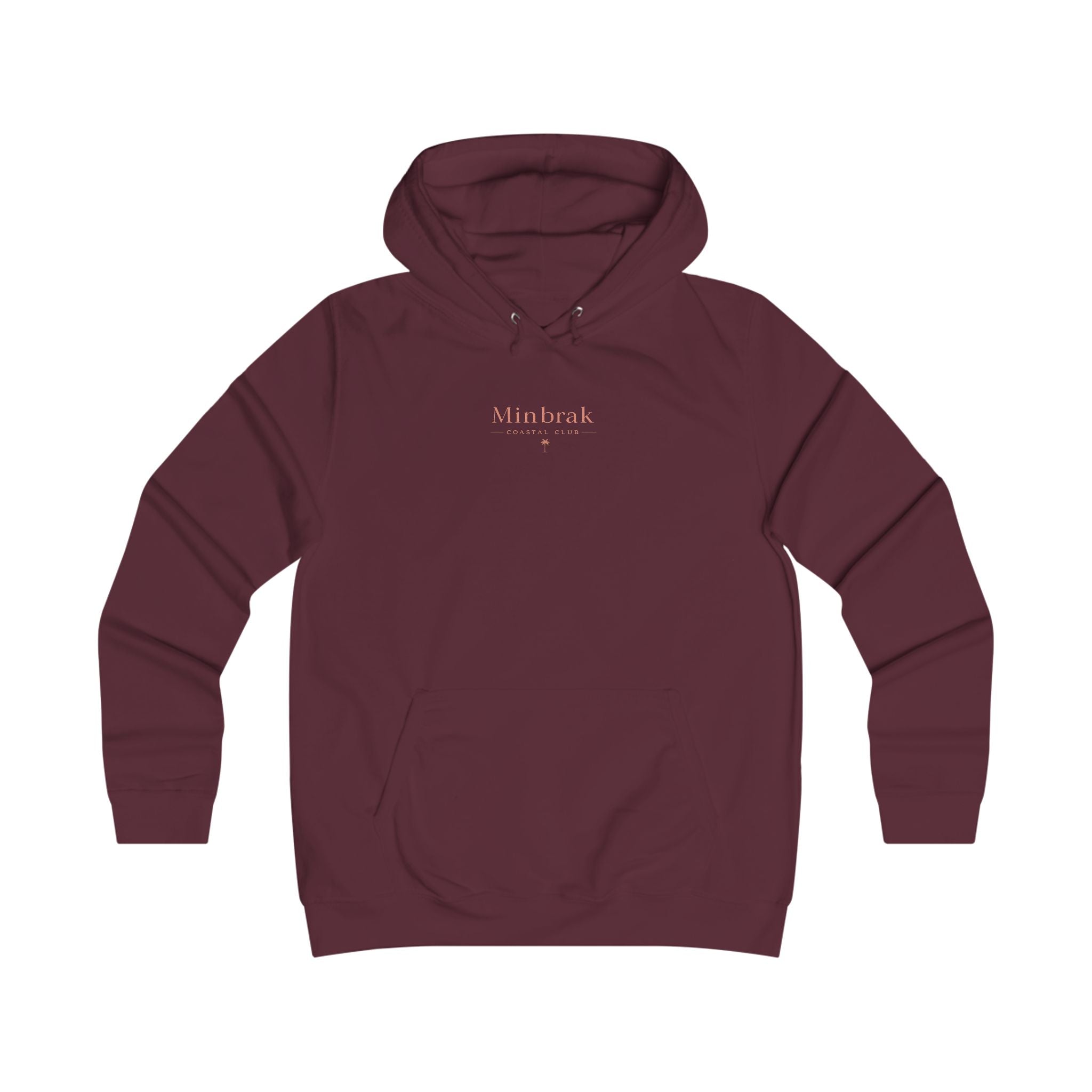 Minbrak Coastal Club Hoodie — Vintage Beach Palm Sunset Pullover