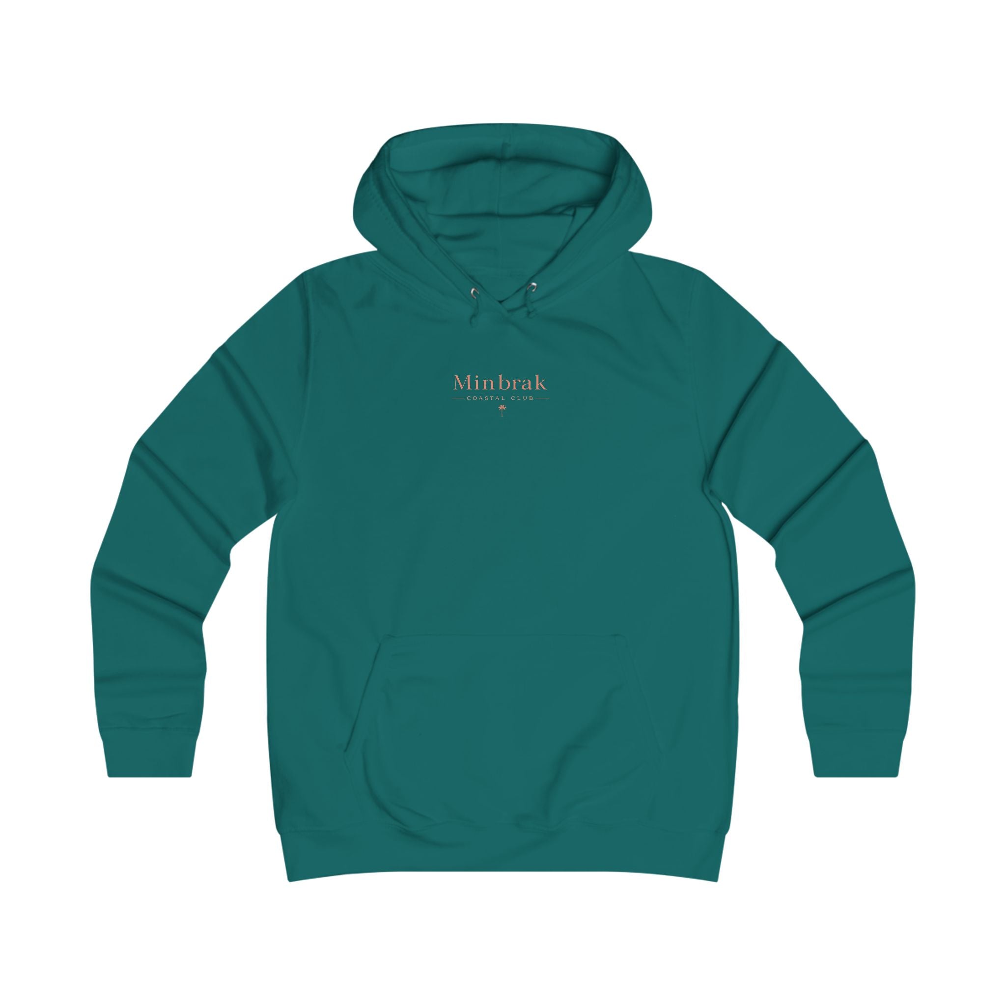 Minbrak Coastal Club Hoodie — Vintage Beach Palm Sunset Pullover