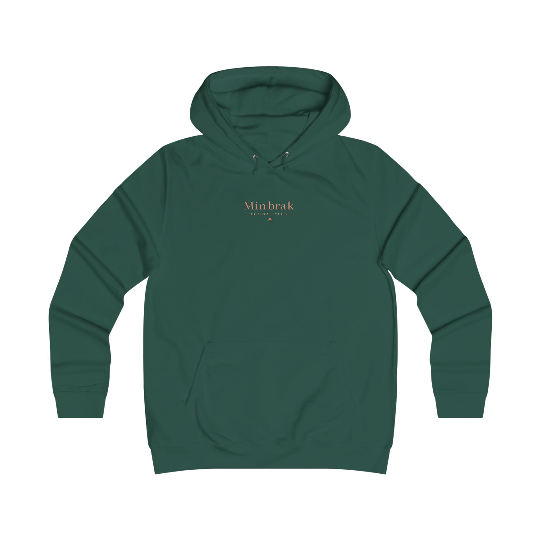 Minbrak Coastal Club Hoodie — Vintage Beach Palm Sunset Pullover
