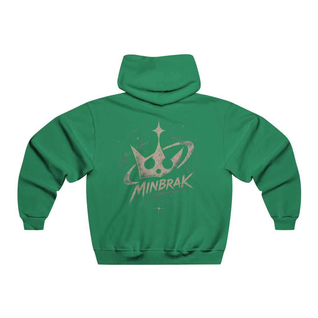 Minbrak Crown Hoodie — Men's Graphic Pullover Sweatshirt